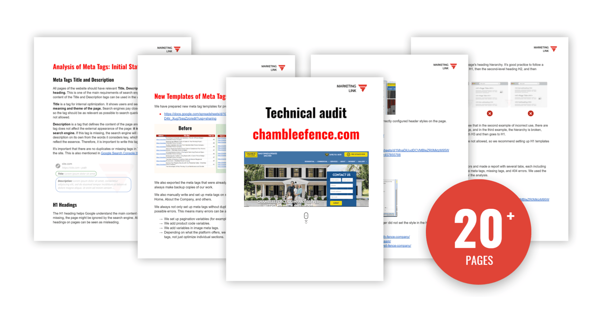 Marketing audit example
