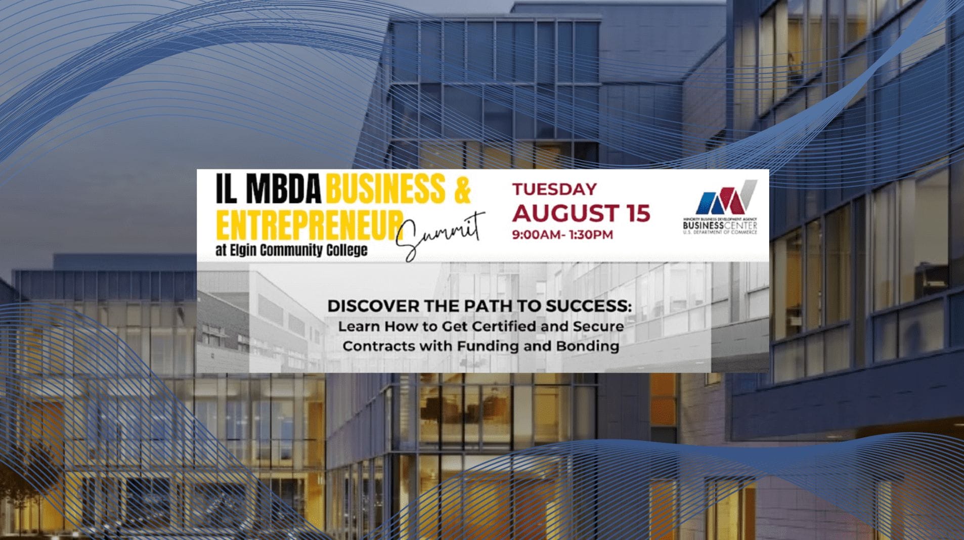 Business & Entrepreneur Summit in Elgin Community College in Chicago area, IL, USA