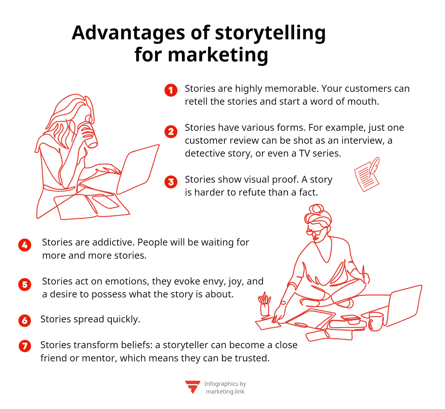 Advantages of storytelling in marketing