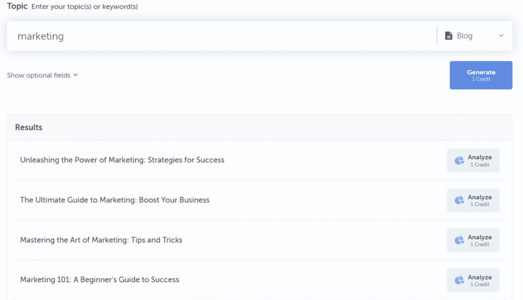 Tools for creating a content plan Headline Studio